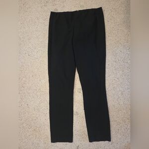 Rag & Bone New York Black High Rise Back Zip Pocketless Stretch Pants Size 12
